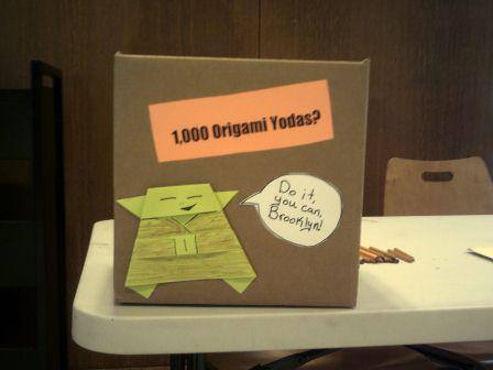 Origami Yodas via Central Library on FB