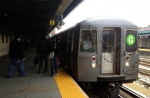 G train at 4th/9th subway station