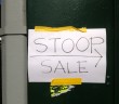 Stoop Sale Sign