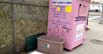 Clothing Donation Bin on Sackett at 4th Ave