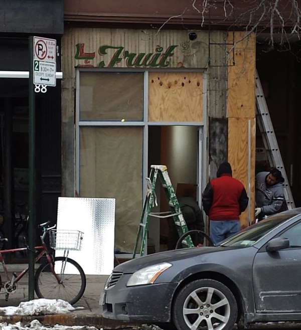 Old Grocery Sign at 86 5th Avenue