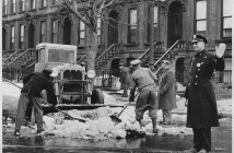 Men Clearing Snow via Brooklyn Public Library