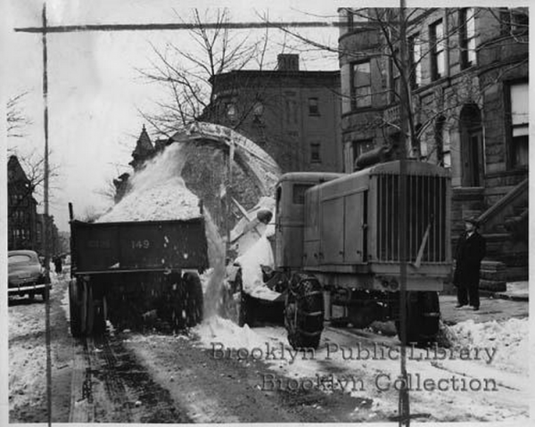 Snow Removal on Garfield via Brooklyn Public Library