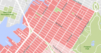 Organics Collection Pilot Area Map, via nyc.gov