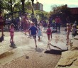Sprinklers at JJ Byrne Playground