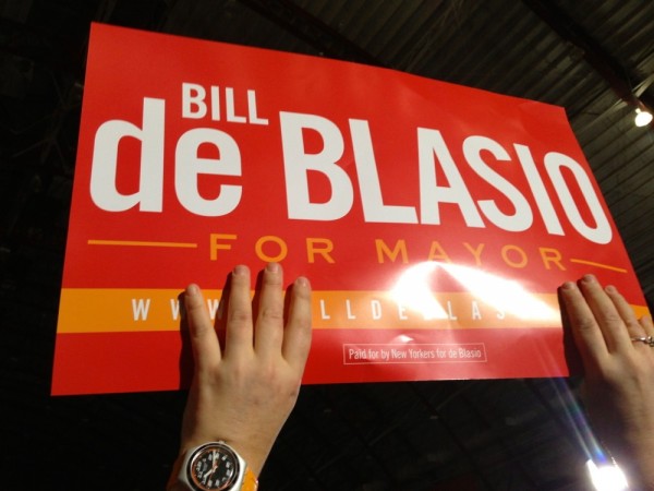 Bill de Blasio party